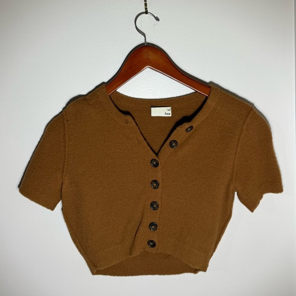 Wilfred Free Shrunken Cardigan Amber Earth - Picture 1 of 3
